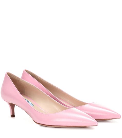 prada bow kitten heel pump|prada kitten heel boots.